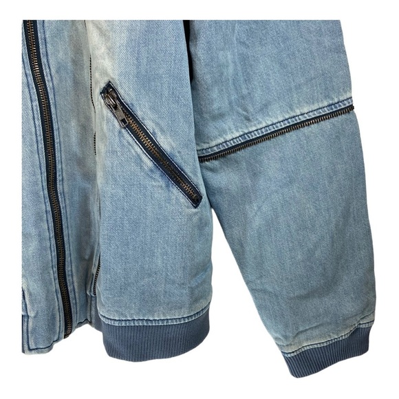 Sandrine Rose Zip Bomber in Original NWT - Picture 4 of 11